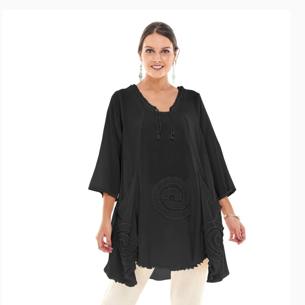 Oh My Gauze poncho!